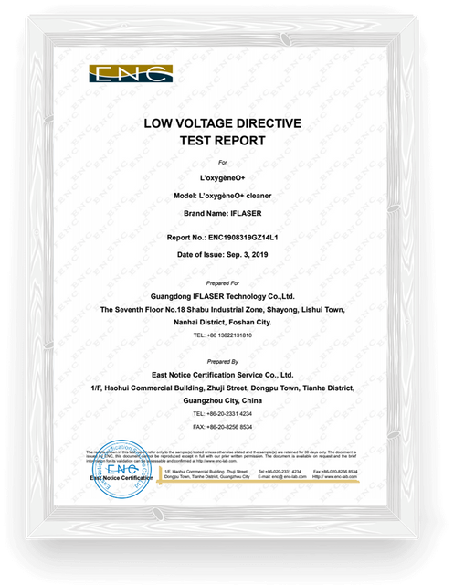 low voltage directive test report