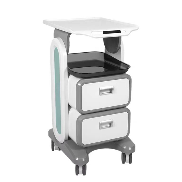 Mobile Beauty Cart 4 Wheels Salon Spa Trolley Rolling Trolley Cart
