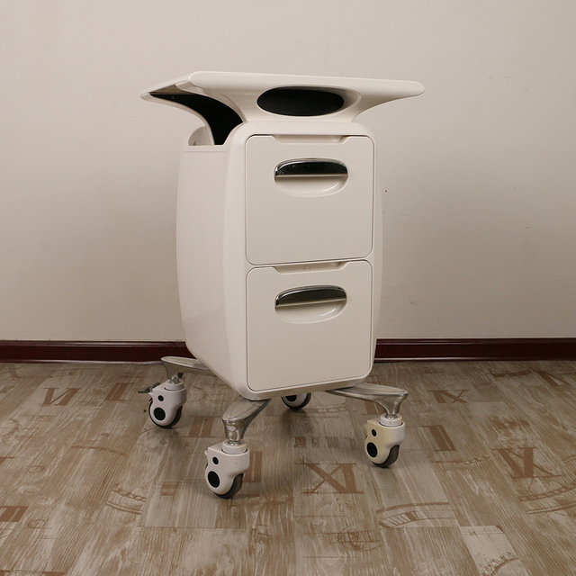 Hair Salon Cart Assembled 4 Plastic Wheels Trolley Salon Furniture