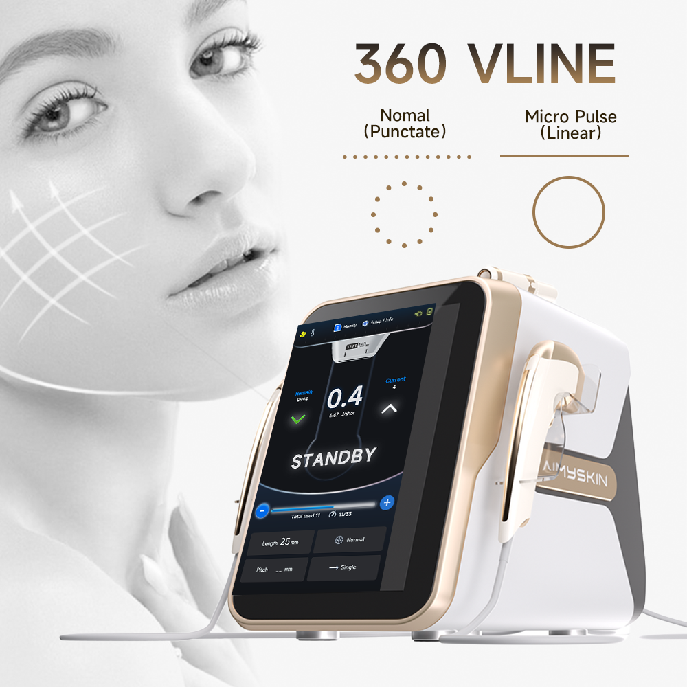Am-G817 Medical Portable Anti Cellulite Face Lift Vaginal Tightening Wrinkle Removal Machine Ultrasound Hifu