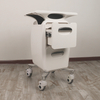 Hair Salon Cart Assembled 4 Plastic Wheels Trolley Salon Furniture