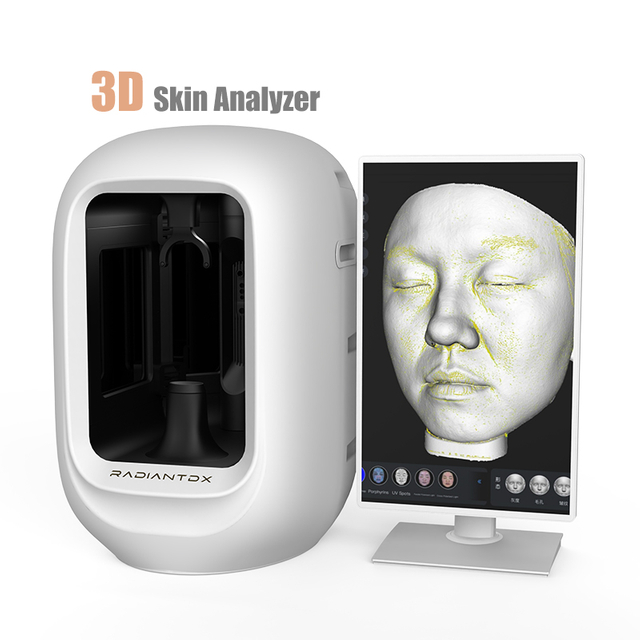 2025 Newest Professional 3D AI Skin Analyzer Machine for Spa Salons, Facial Beauty Device with Skin Analysis Report