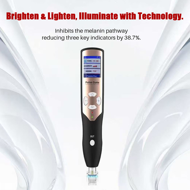Plasma Pen with Microneedling Roller Used for Skin Rejuvenation, Pore Minimization,fine Line Reduction,acne Treatment