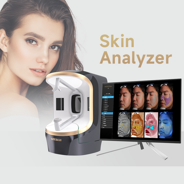 AIMYSKIN Radiant DX Skin Detector 3D Face Scanner Five Spectra Facial Care Intelligence Skin Test Analyzer