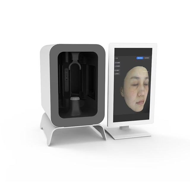 AIMYSKIN Professional 3D Facial Detection Analysis Scanner Rgb UV Spectral Imaging Analyzer Locate Muscle Age Skin Test Analyzer