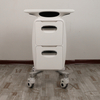 Hair Salon Cart Assembled 4 Plastic Wheels Trolley Salon Furniture
