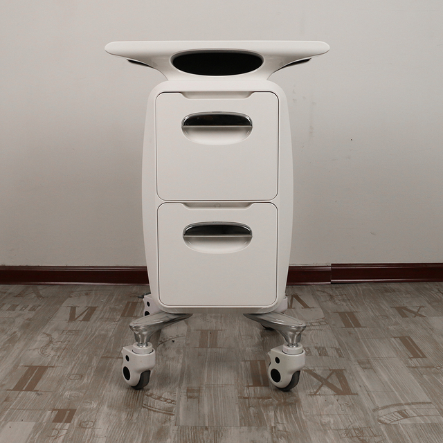 Hair Salon Cart Assembled 4 Plastic Wheels Trolley Salon Furniture